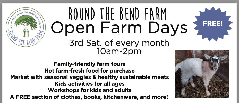 Open Farm Day, Round The Bend Farm, S. Dartmouth